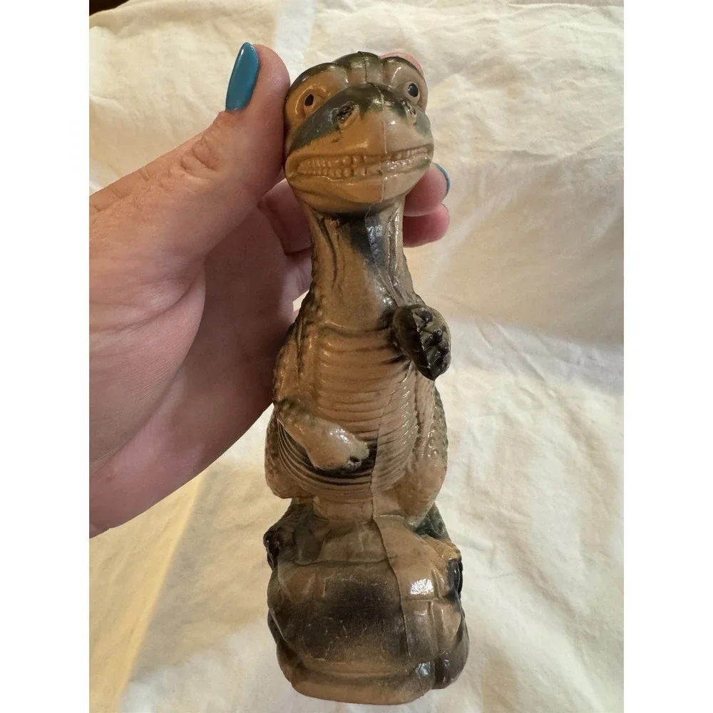 Vintage T-Rex Blow Mold Bank,‎ See Pictures For Wear